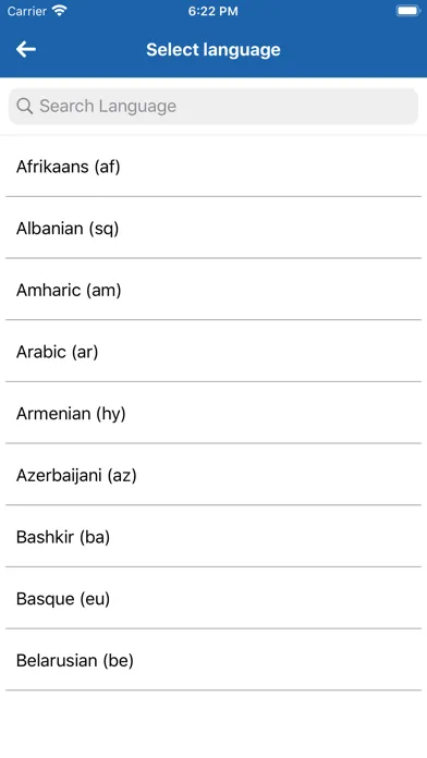 Screenshot di Universal Translator App