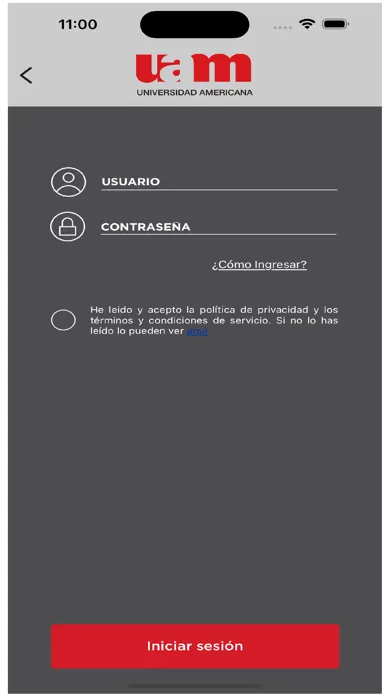 Universidad Americana Screenshots