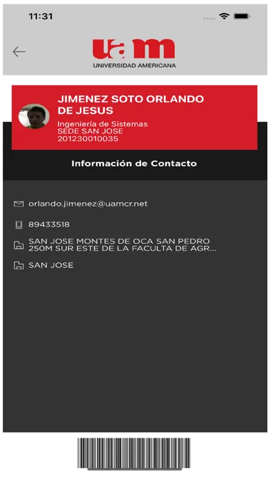Universidad Americana Screenshots