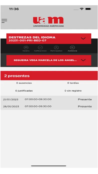 Universidad Americana Screenshots