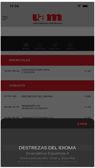 Universidad Americana Screenshots