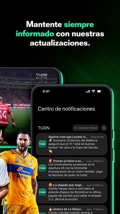 TUDN: TU Deportes Network سکرین شاٹس