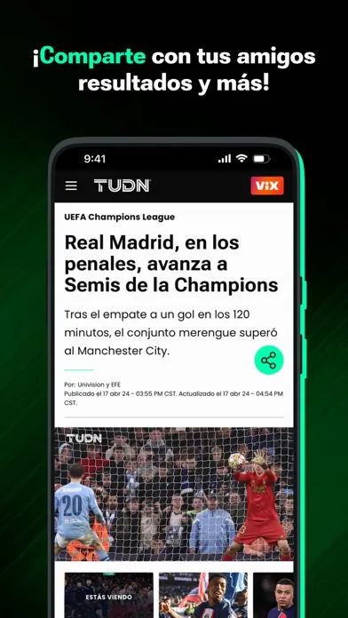 TUDN: TU Deportes Network سکرین شاٹس
