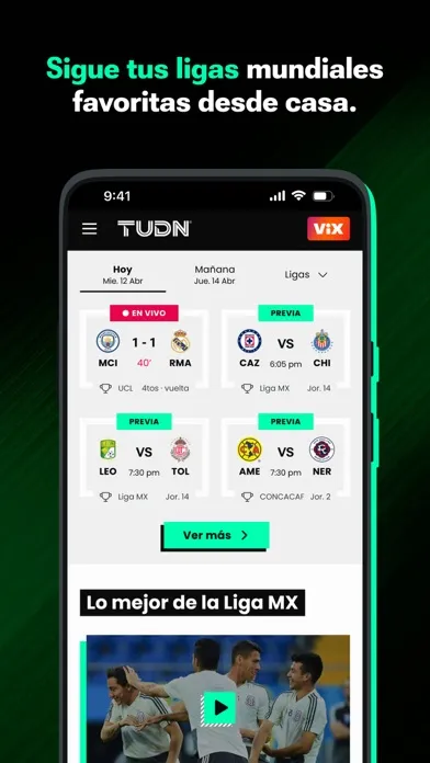 TUDN: TU Deportes Network سکرین شاٹس