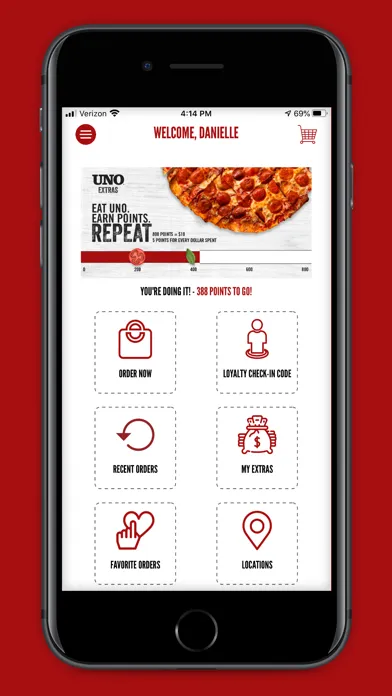 Capturas de pantalla de Uno Pizzeria and Grill