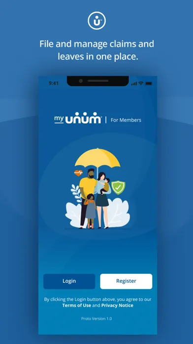 ภาพหน้าจอของ MyUnum for Members