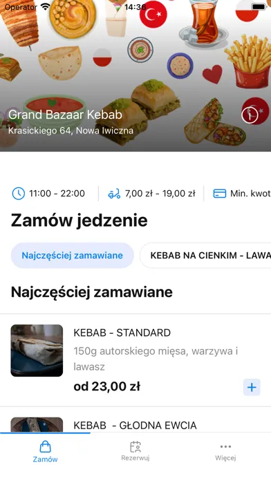 Zrzuty ekranu Grand Bazaar Kebab