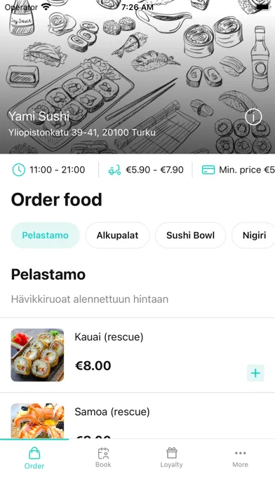 Capturas de pantalla de Yami Sushi