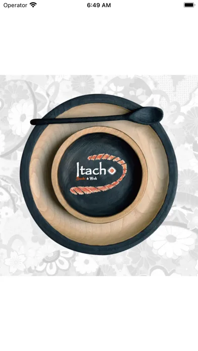 Capturas de tela do Itacho Sushi & Wok