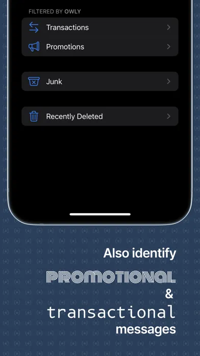 Owly - SMS Spam Blocker スクリーンショット