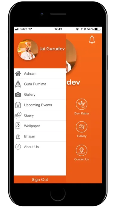 Zrzuty ekranu Uttam Swamiji