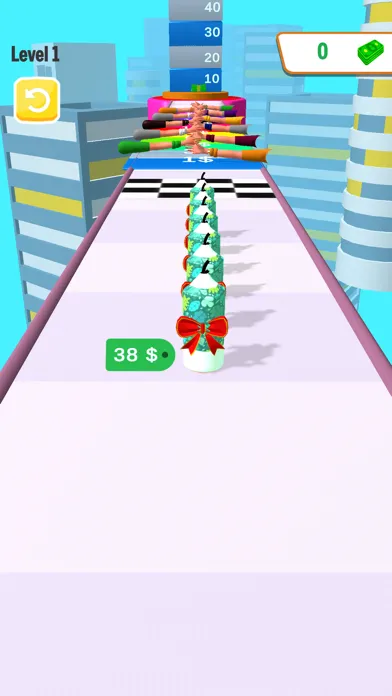 Capturas de tela do Candle Stack 3D - Craft Runner