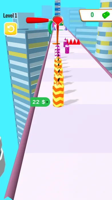 Capturas de tela do Candle Stack 3D - Craft Runner