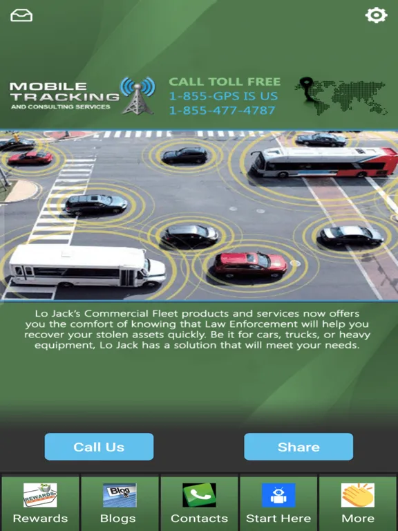 Zrzuty ekranu Mobile Tracking and Consulting iPad 