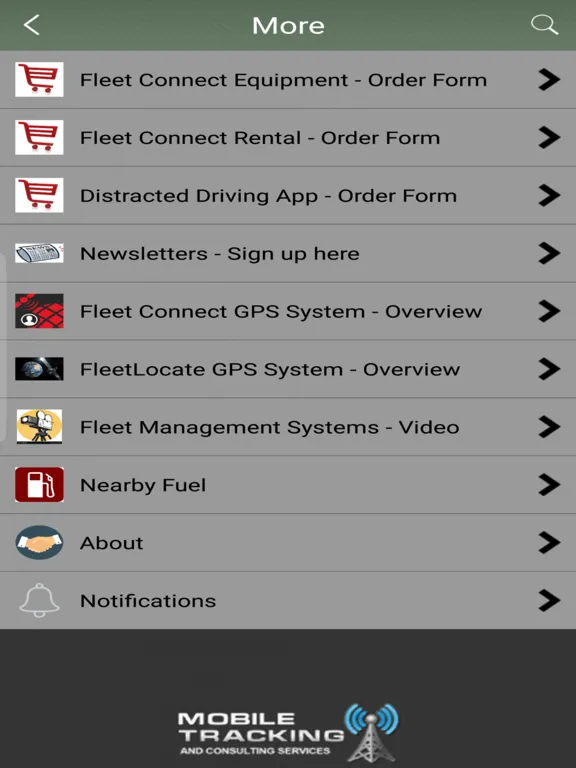 Zrzuty ekranu Mobile Tracking and Consulting iPad 
