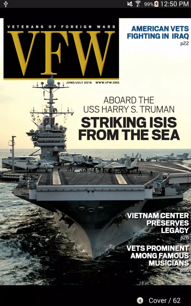 VFW magazine Screenshots