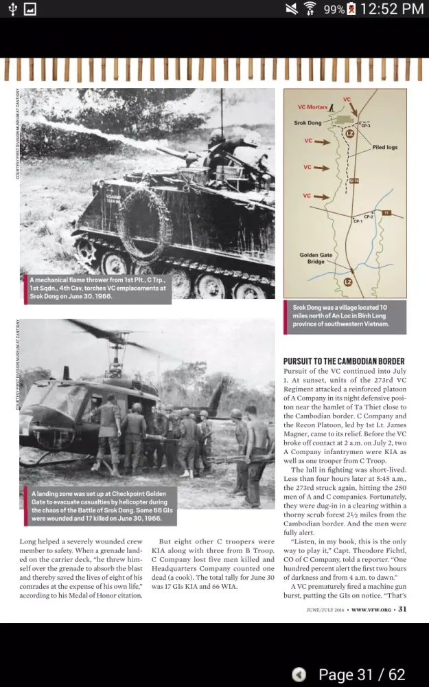 VFW magazine Screenshots