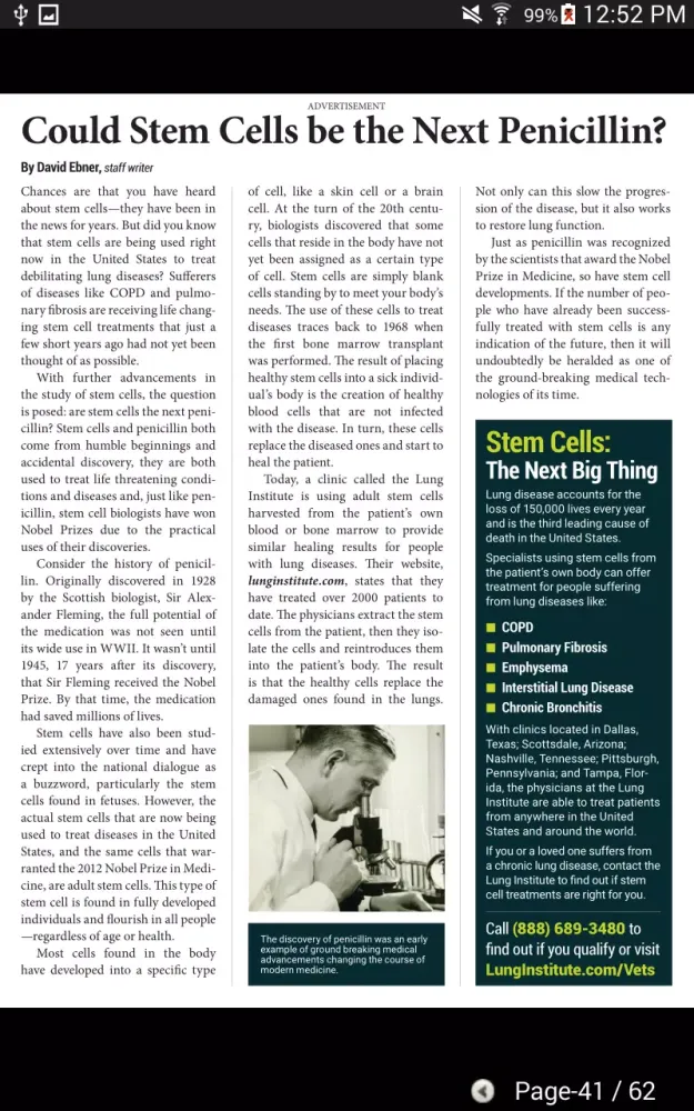 VFW magazine Screenshots