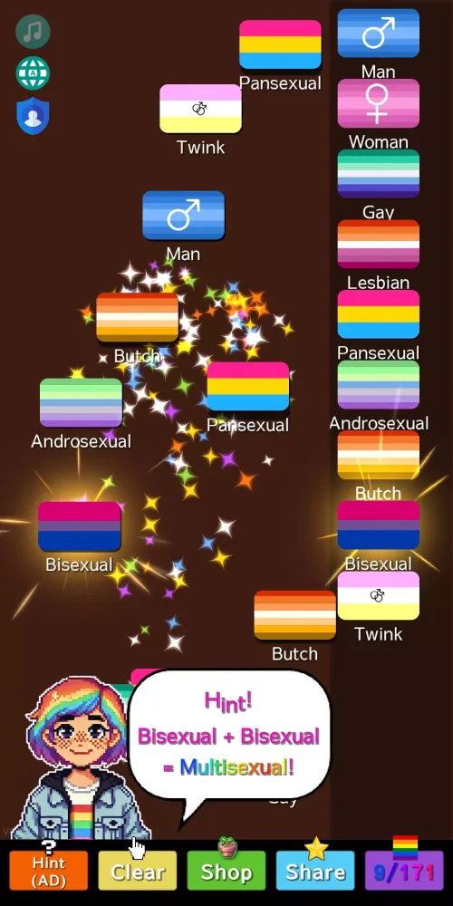 LGBTQ Flags Merge स्क्रीनशॉट