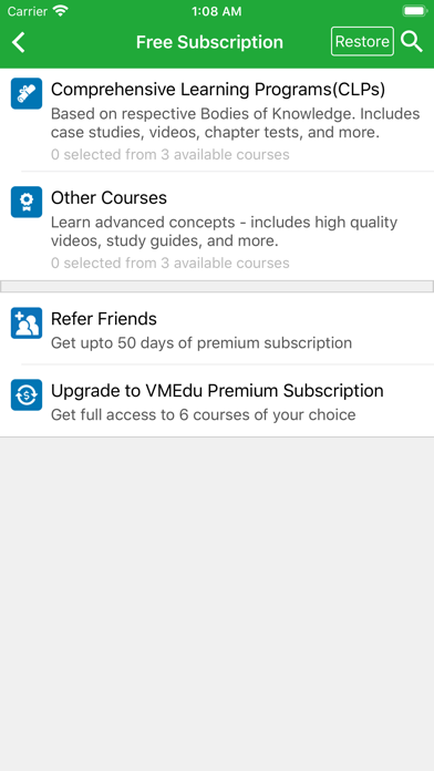 ภาพหน้าจอของ VMEdu App