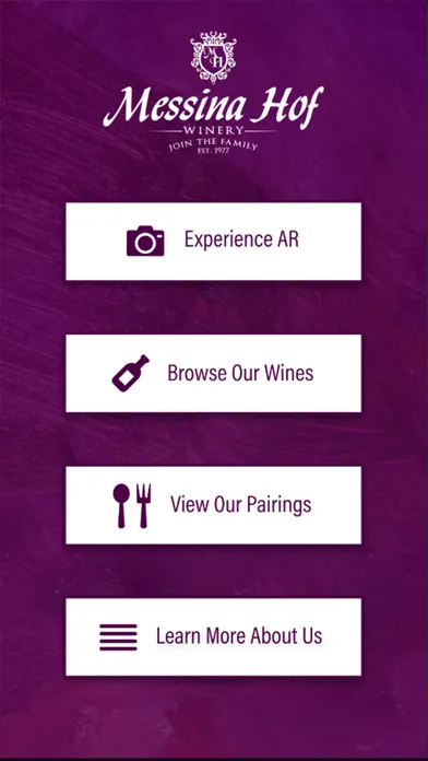 Messina Hof Augmented Reality应用截图