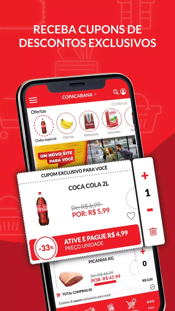 Capturas de pantalla de Copacabana Supermercados