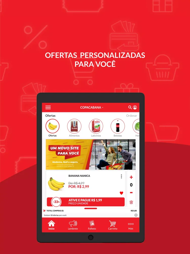 Capturas de pantalla de Copacabana Supermercados