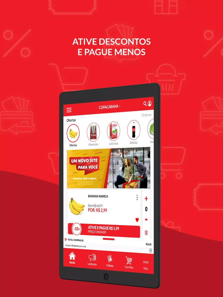 Capturas de pantalla de Copacabana Supermercados