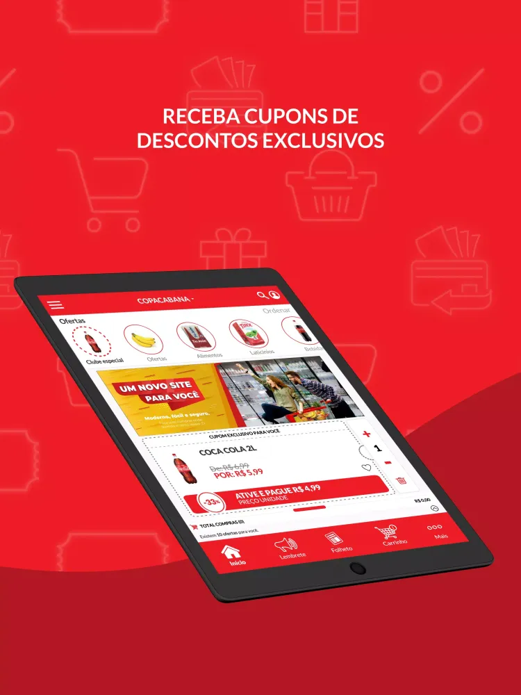 Capturas de pantalla de Copacabana Supermercados