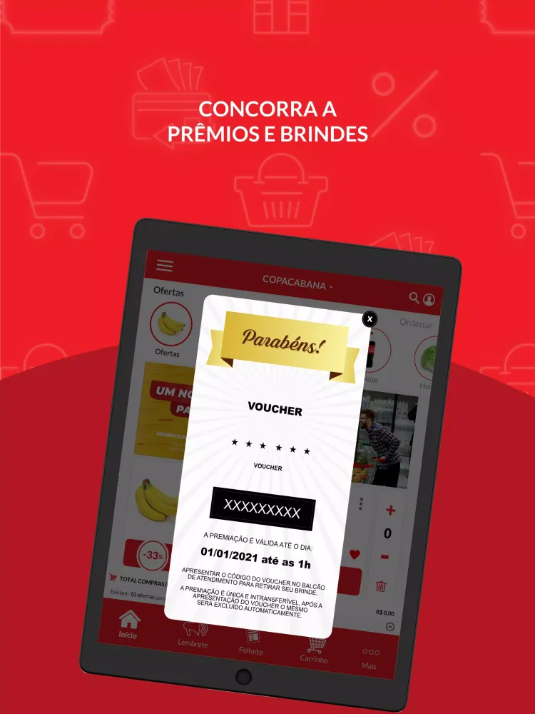 Capturas de pantalla de Copacabana Supermercados