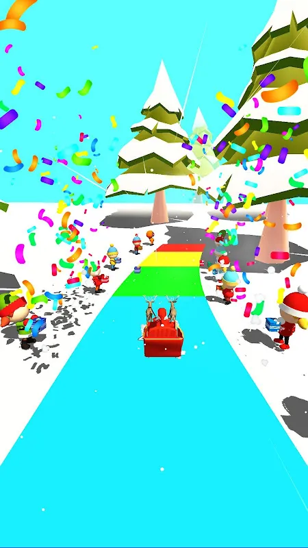 Santa Sled Runner سکرین شاٹس