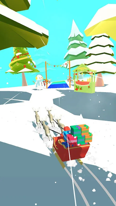 Santa Sled Runner سکرین شاٹس