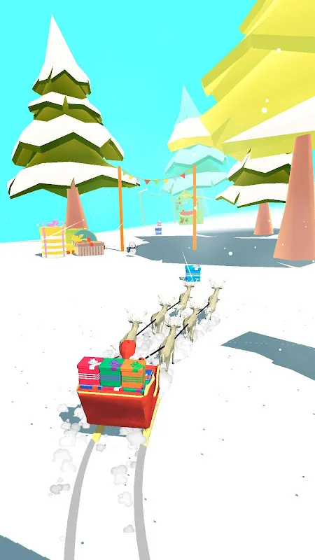 Santa Sled Runner سکرین شاٹس