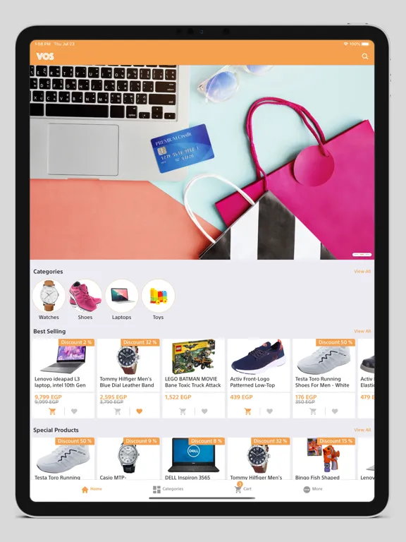 Capturas de pantalla de VOS | Valux Online Store iPad 