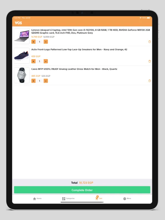 Capturas de pantalla de VOS | Valux Online Store iPad 