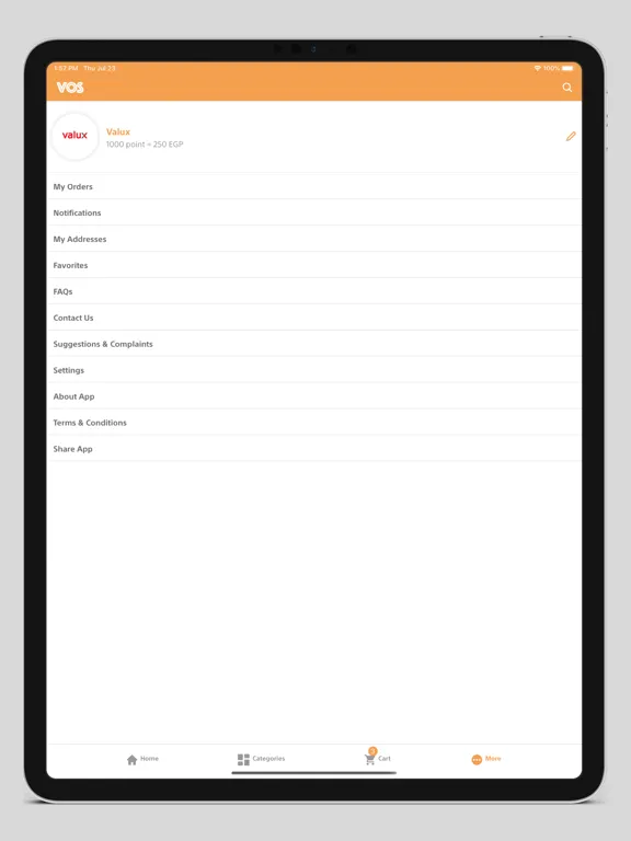 Capturas de pantalla de VOS | Valux Online Store iPad 
