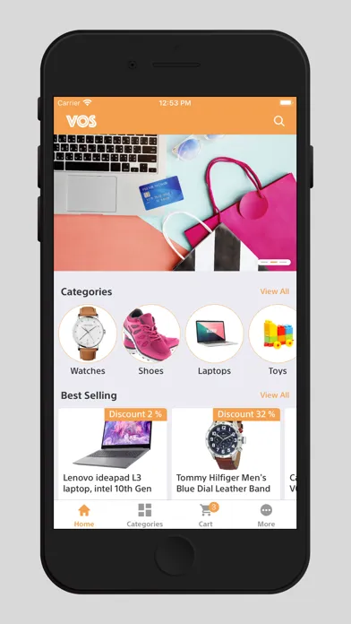 Capturas de pantalla de VOS | Valux Online Store