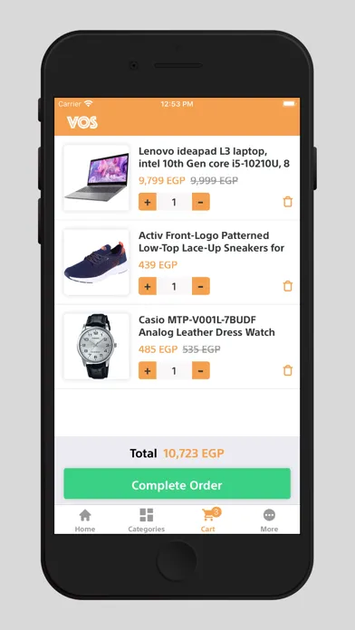 Capturas de pantalla de VOS | Valux Online Store