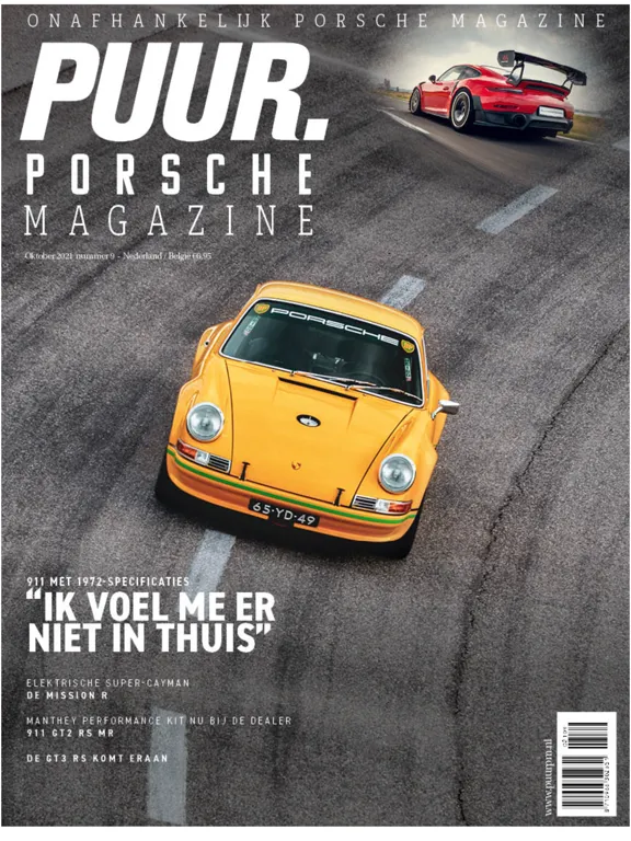 Tangkapan layar PUUR Porsche Magazine iPad 