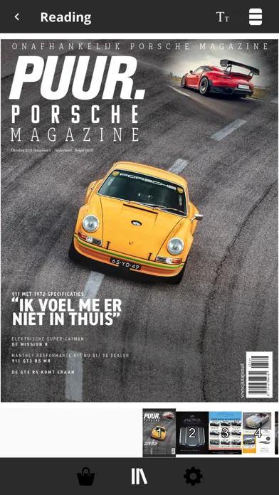 Tangkapan layar PUUR Porsche Magazine