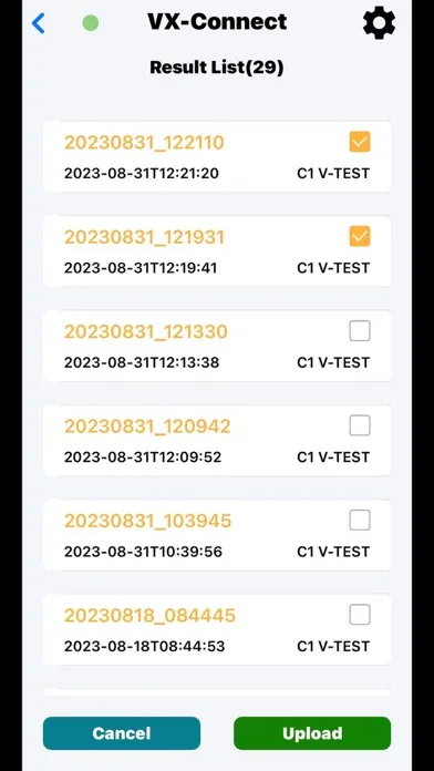 Zrzuty ekranu VX-Connect