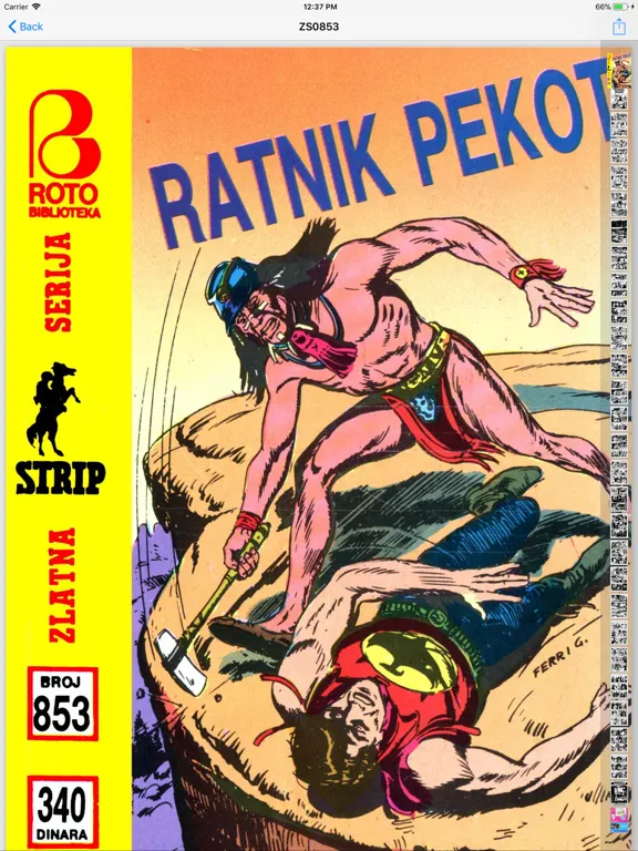 Zagor - Zlatna Serija 8/10 iPad  Screenshots