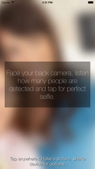 Selfie Assistant - Take voice guided group selfies with back camera應用截圖