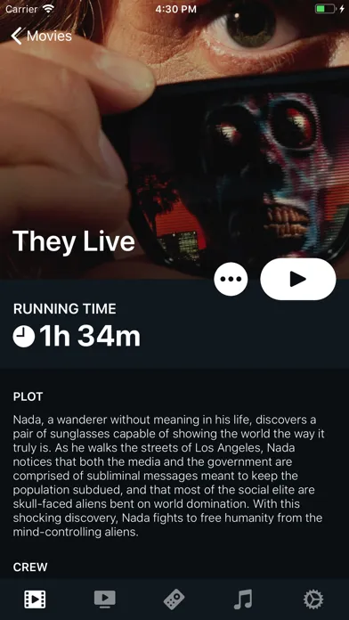 Captures d'écran de Mia - The Kodi Remote
