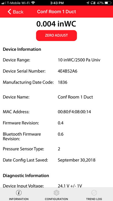 Veris Sensors Screenshots