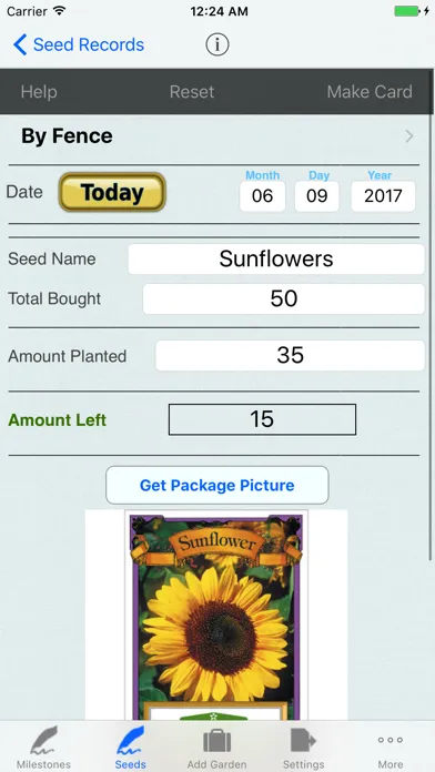 ภาพหน้าจอของ Garden,Seed Tracker,Organizer