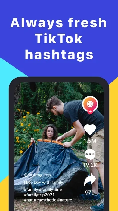 Ảnh chụp màn hình của Hashtag Top - Likes Generator