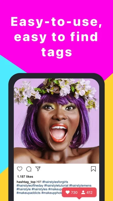 Ảnh chụp màn hình của Hashtag Top - Likes Generator