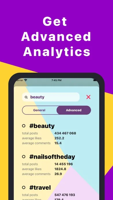 Ảnh chụp màn hình của Hashtag Top - Likes Generator