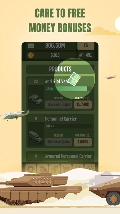 Idle Army Vehicle Tycoon Screenshots